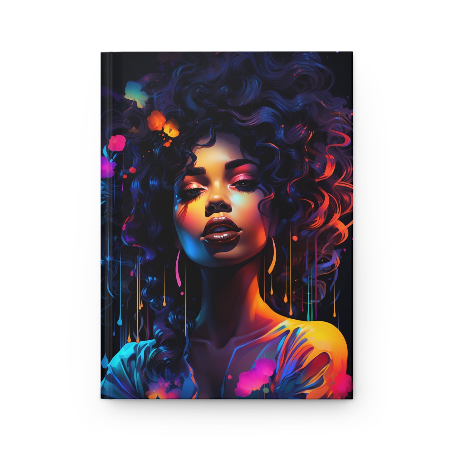 Hardcover Journal Matte - Neon Glow