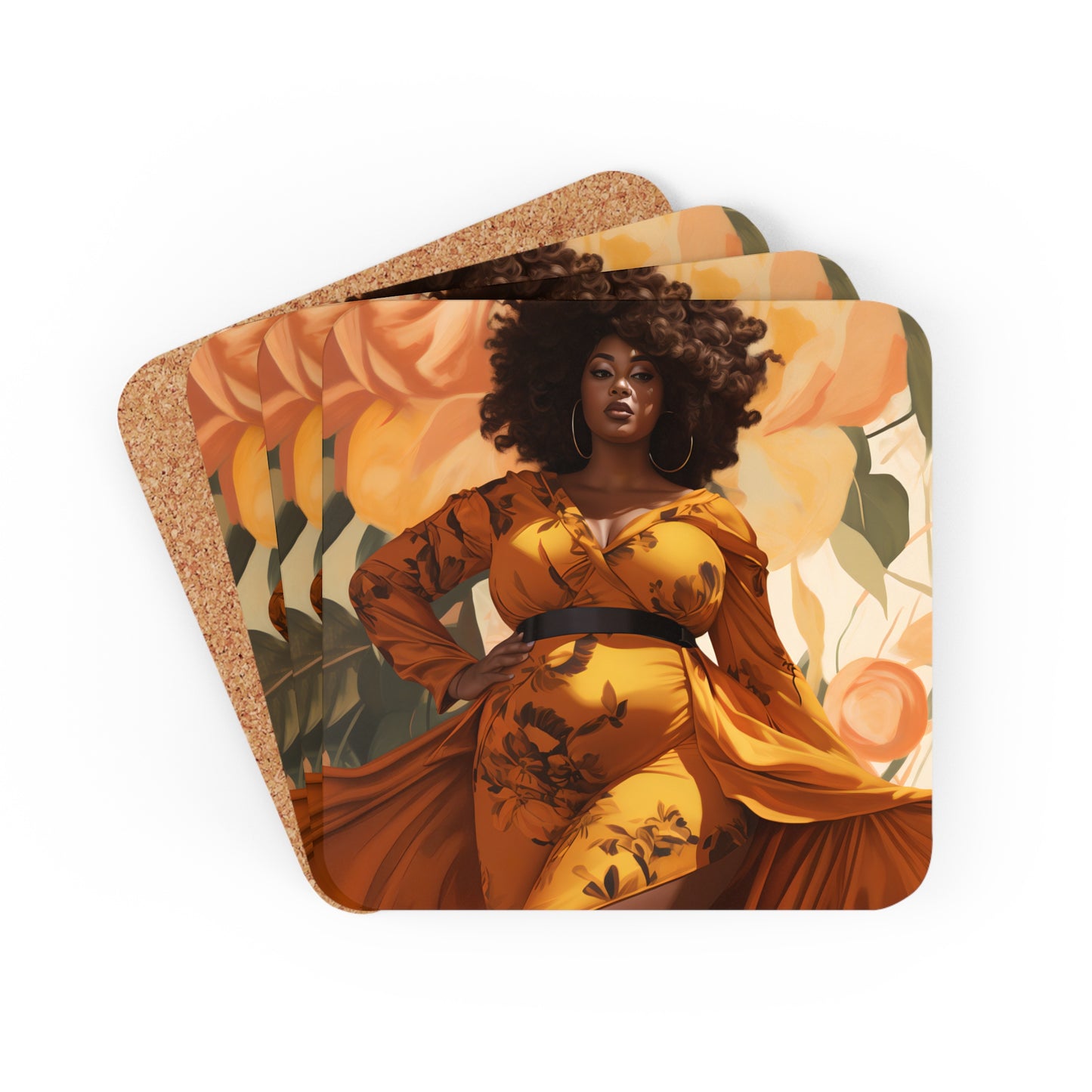 Corkwood Coaster Set - Make Way