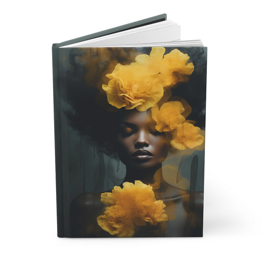 Hardcover Journal Matte - Yellow Carnations