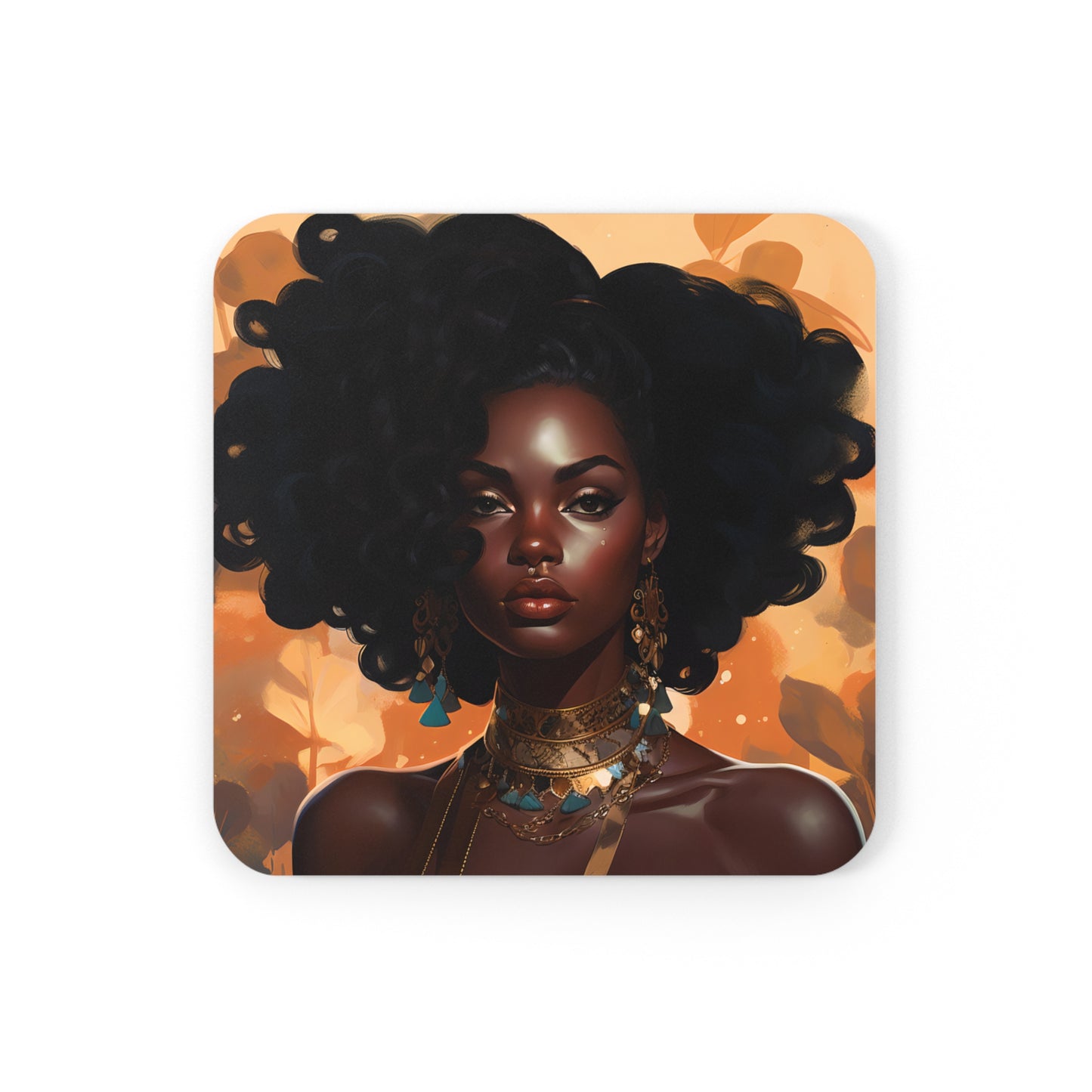 Corkwood Coaster Set - Sasha