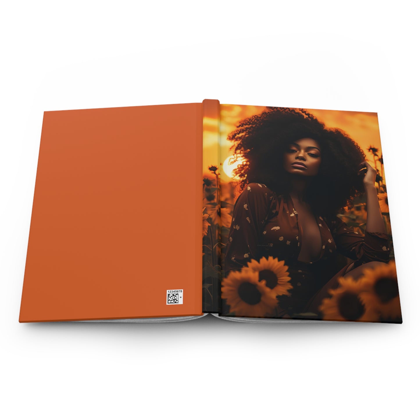 Hardcover Journal Matte - Sunflowers